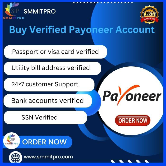 Buy Verified Payoneer Account - 100% Authentic, Safe, Bank Activated